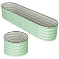 thumbnail image 1 of Galvanized Raised Garden Beds Outdoor,Oval Raised Metal Planter Box with Open Base for Planting Vegetables Flowers Herb,Easy-Assembly, 1 of 9