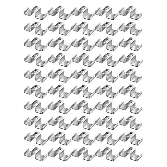 Galvanized Saddles Grille Clamps Fixation Heavy Type Corrosions Resistant For Outdoor Industrial And Home Use