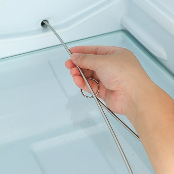 Galvanized Spring Tube Refrigerator Unclogger Cleaning Tool Drainage Hole Water Accumulation Freezing Unblocking Tool