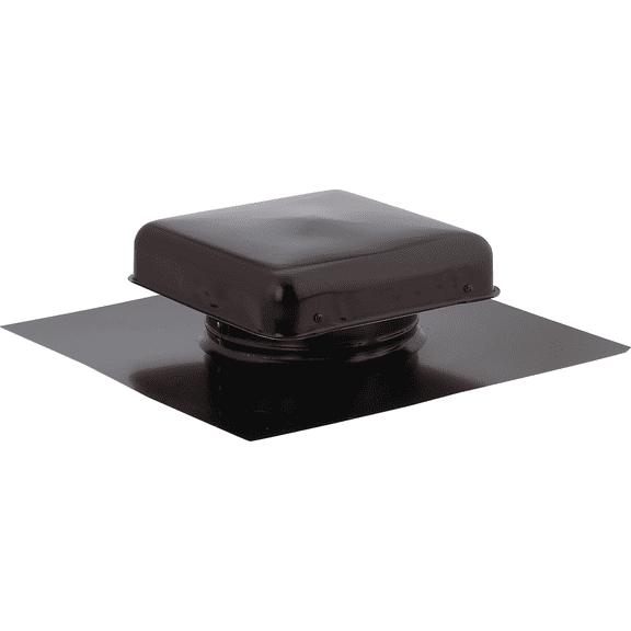 Galvanized Static Roof Mount Attic Vent - Pack of 2
