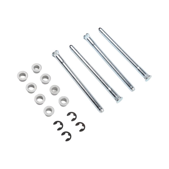 Galvanized Steel Door Hinge Repair Kit with 4 Pins 8 Bushings 4 E Clips for 1988-2002 For Chevy For GMC Trucks