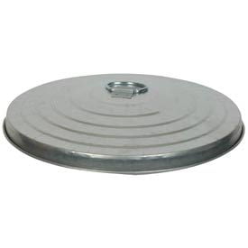 Galvanized Steel Garbage Can Lid, Commercial Duty, 32 Gallon