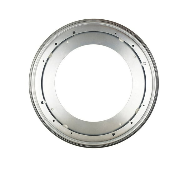 Galvanized Steel Lazy Susan Turntable With Smooth Rotating Bearing, 14-35cm Swivel Plate For Kitchen Dining Table, Cake Decorating, Food Serving And Spice Rack Organization(14in)