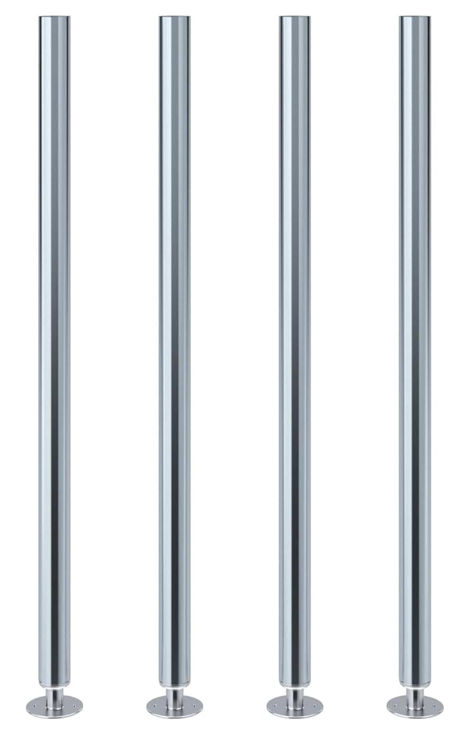 Work Table Legs Galvanized Steel Leg for Work Tables | Set of 4 Legs (33