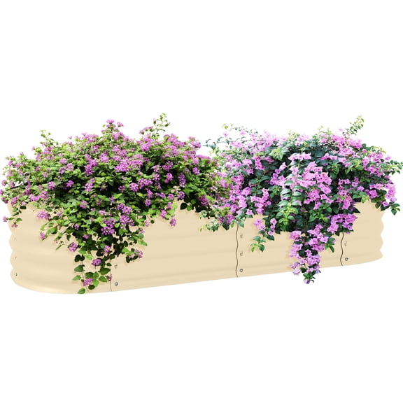 Galvanized Steel Planter - Safe to Touch and Self - Draining - Outdoor Vegetable Gardening - Plant Vegetables in Small Spaces
