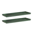 thumbnail image 1 of Achla TR-VFB-05-2 Medium Green Flower Box Tray, Pack of 2, 1 of 1