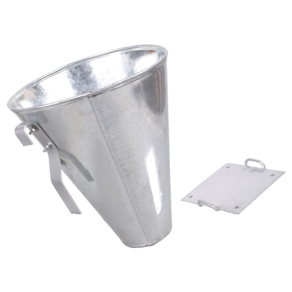 Galvanized Steel Poultry Restraining Cone Chicken Cone for Efficient Drainage in Chicken Slaughtering on Home Small Farm