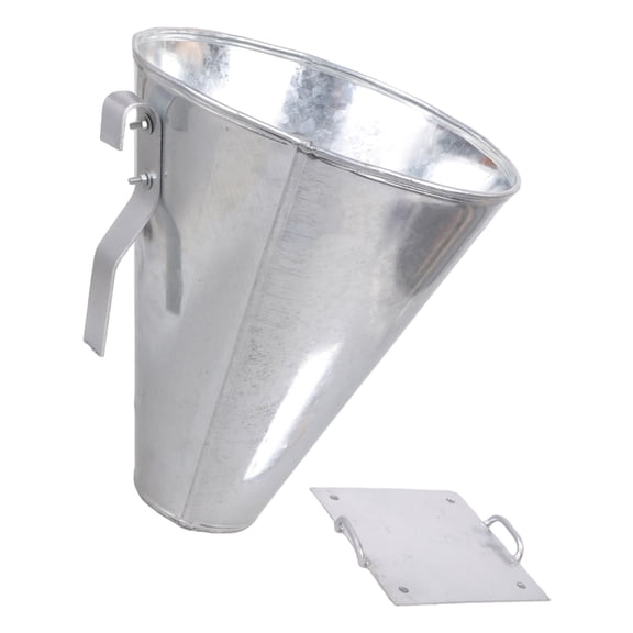 Galvanized Steel Poultry Restraining Cone Chicken Cone for Efficient Drainage in Chicken Slaughtering on Home Small Farm