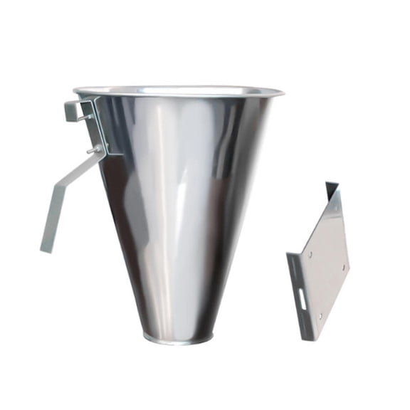 Galvanized Steel Poultry Restraining Cone Chicken Cone for Efficient Drainage in Chicken Slaughtering on Home Small Farm