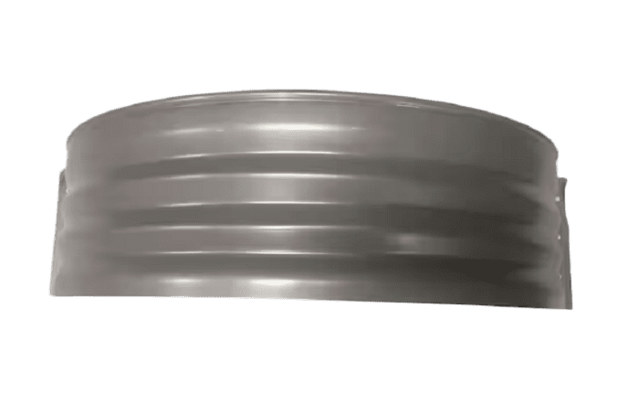 Galvanized Steel Round Window Well, 37-inch Diameter x 12-inch Depth ...