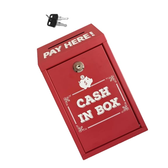 Galvanized Steel Security Container Featuring Key Locks Designs Ideal for Savings Mail Storage
