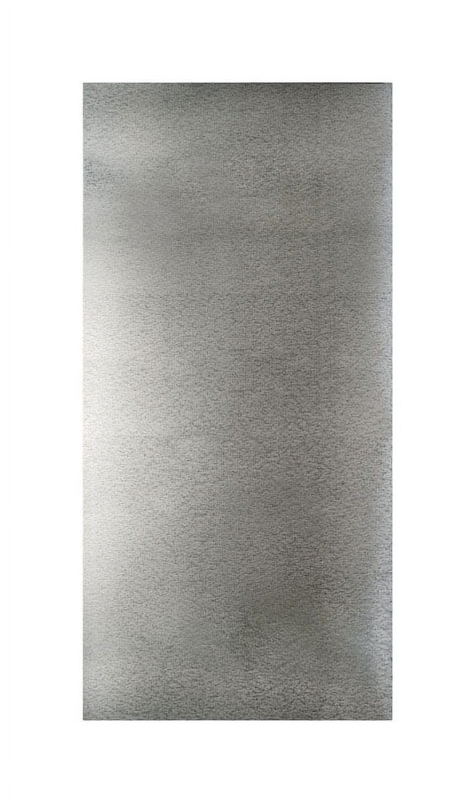Galvanized Steel Sheet Metal 12" x 24" Silver