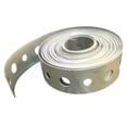 thumbnail image 1 of Galvanized Steel Tape Hanger Strap Pre-Punched Multi-Slot Metal Tape For Secure Fastening In Plumbing, 1 of 12