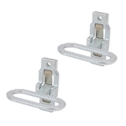 Galvanized Steel Trailer Folding Step | Fold Down Utility Bed Body Step Safety Folding Grab/Step Flip Up Folding RV Camper Trailer RV Bus 2 Pack