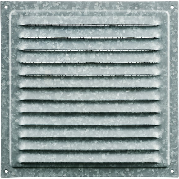 Galvanized Steel Vent Grille Zink Finish 8"x8"