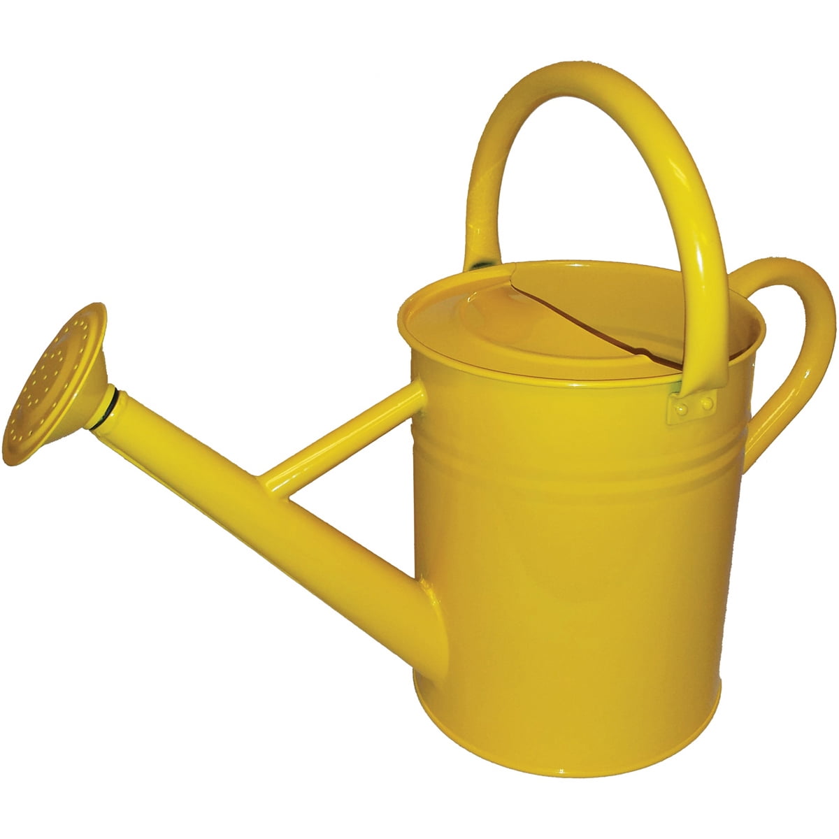 Sunshine Yellow Galvanized Metal 1-Gallon Watering Can