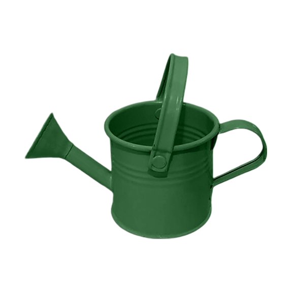Galvanized Steel Watering Can for Indoor Outdoor Garden Use with Comfortable Handle Design