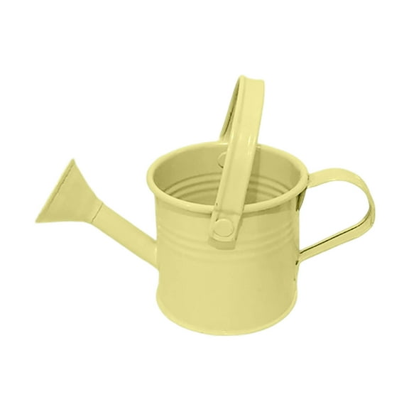 Galvanized Steel Watering Can for Indoor Outdoor Mini Handled Kettle Gardening Tool Flower Pot Sprinkling Can Durable Rustproof Design