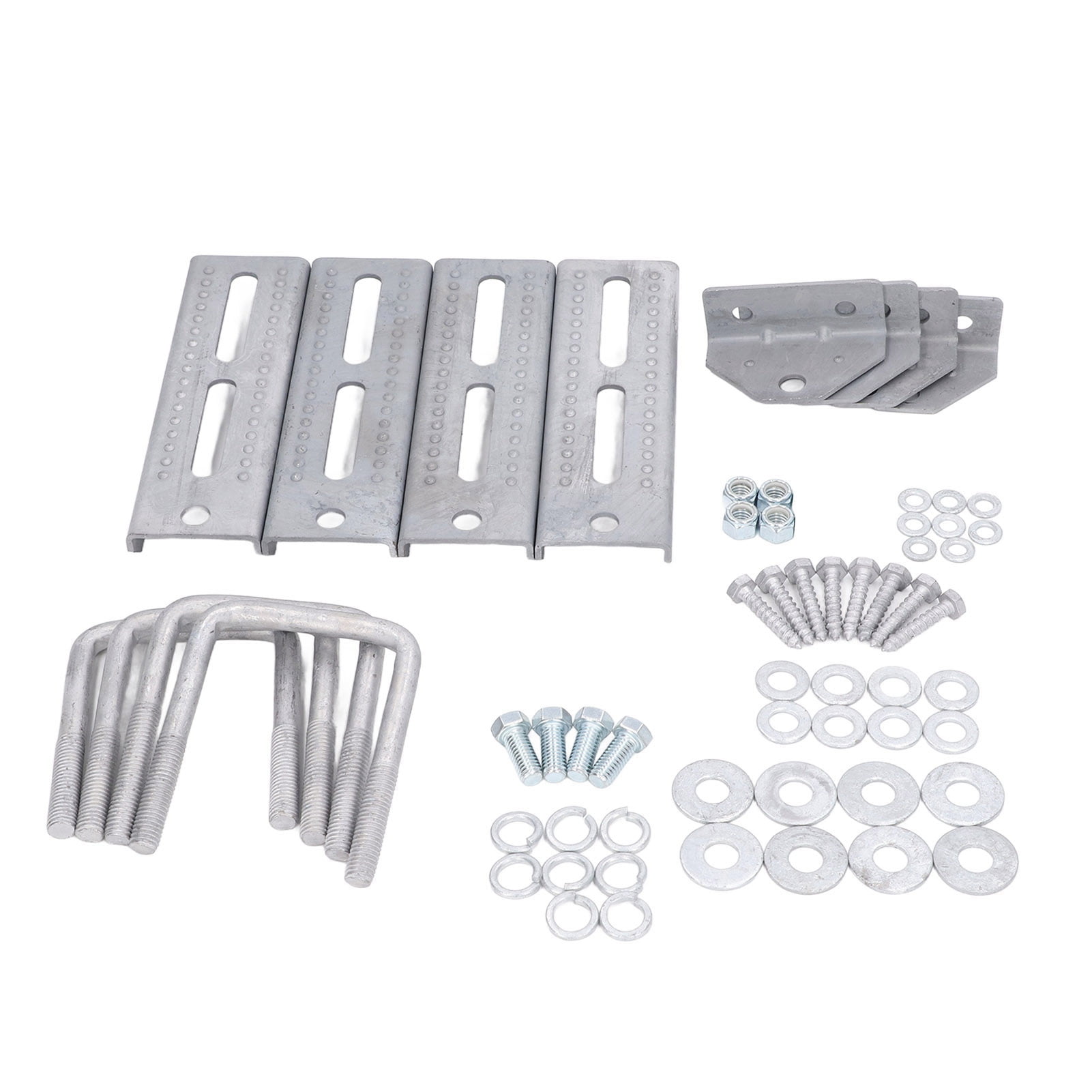 Galvanized Swivel Top Bunk Bracket Kit with Hardware for 3in Wide 3in