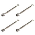 thumbnail image 1 of Galvanized Turnbuckle - Hook & Hook - 5/8" x  6 – 4 Pack, 1 of 1