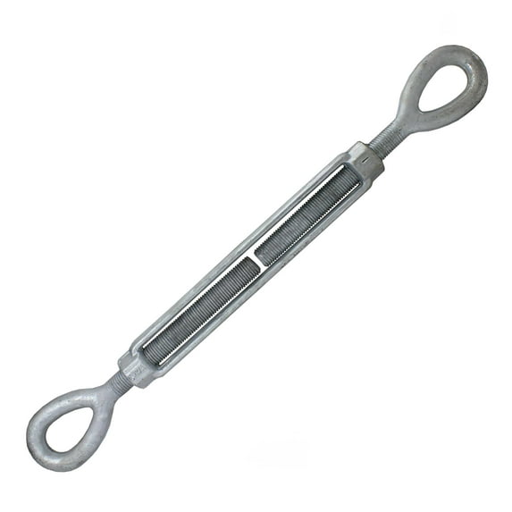 Galvanized Turnbuckle - Import - Eye & Eye - 1/4" x 4