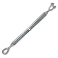 thumbnail image 1 of US Cargo Control 1 Inch x 24 Inch Jaw and Eye Galvanized Turnbuckle, Working Load Limit 10,000 Pounds, Uses: Tower, Suspension, Mining, Rigging, Tensioning, 1 of 2