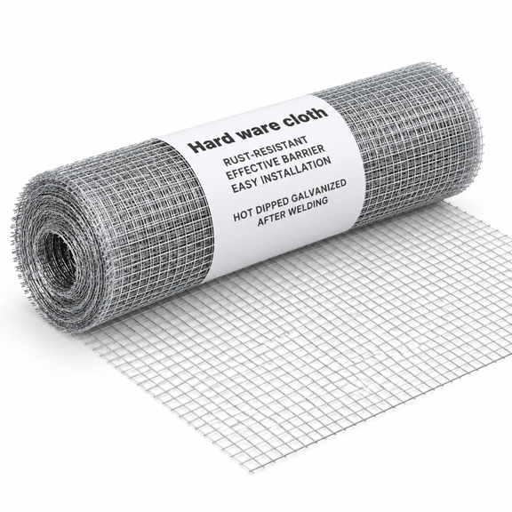 Galvanized Welded Wire Screen Roll 1/8" 27ga 16in x 30ft for Fencing and Barriers