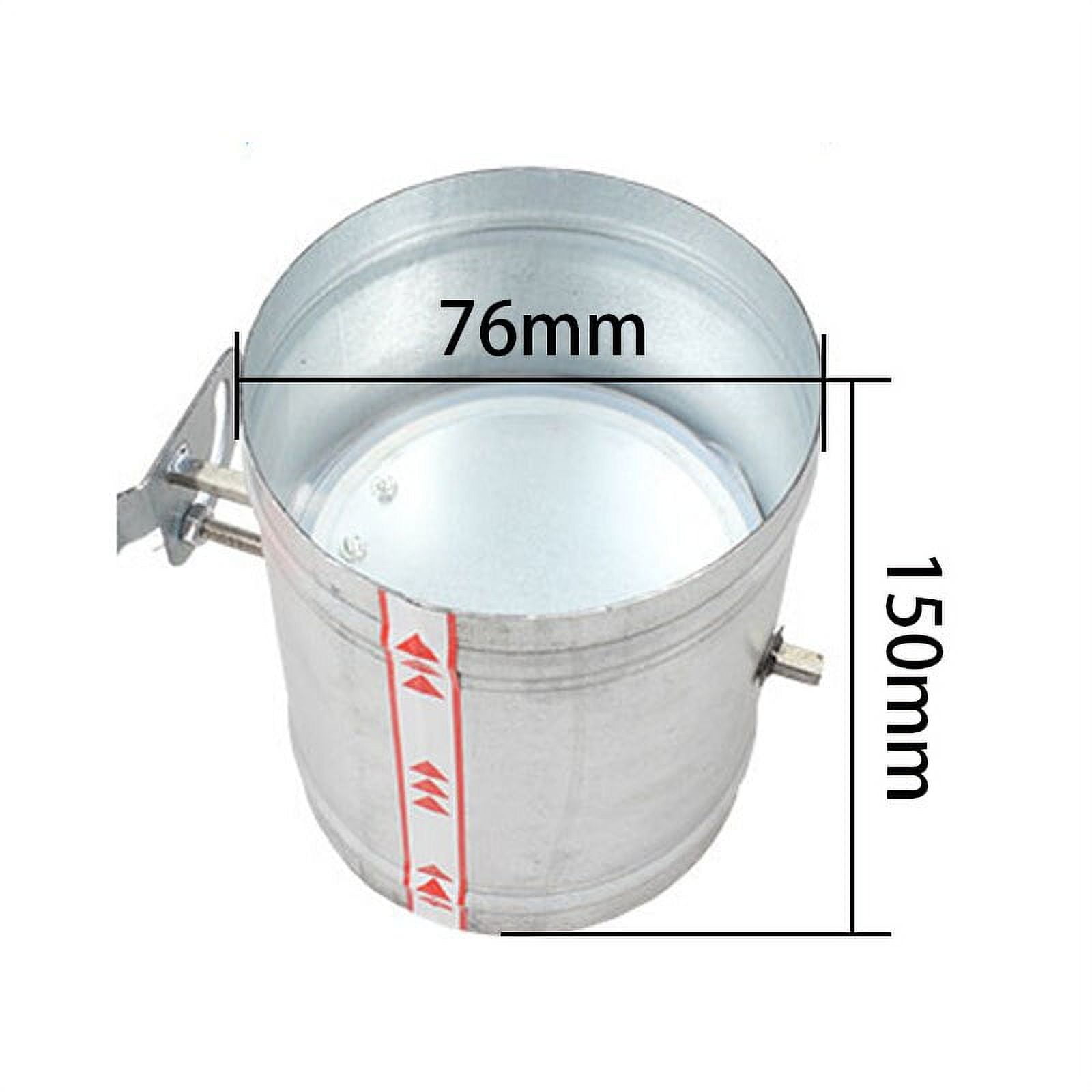 Galvanized manual air damper fresh air ventilation valve flow