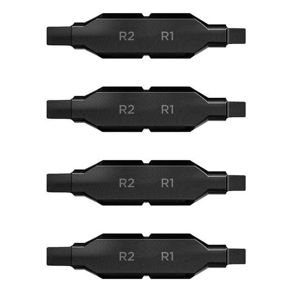 Galvanox Square #2 - #1 Double Sided Screwdriver Replacement Bits for Leatherman Multi-tools (4 Pack)