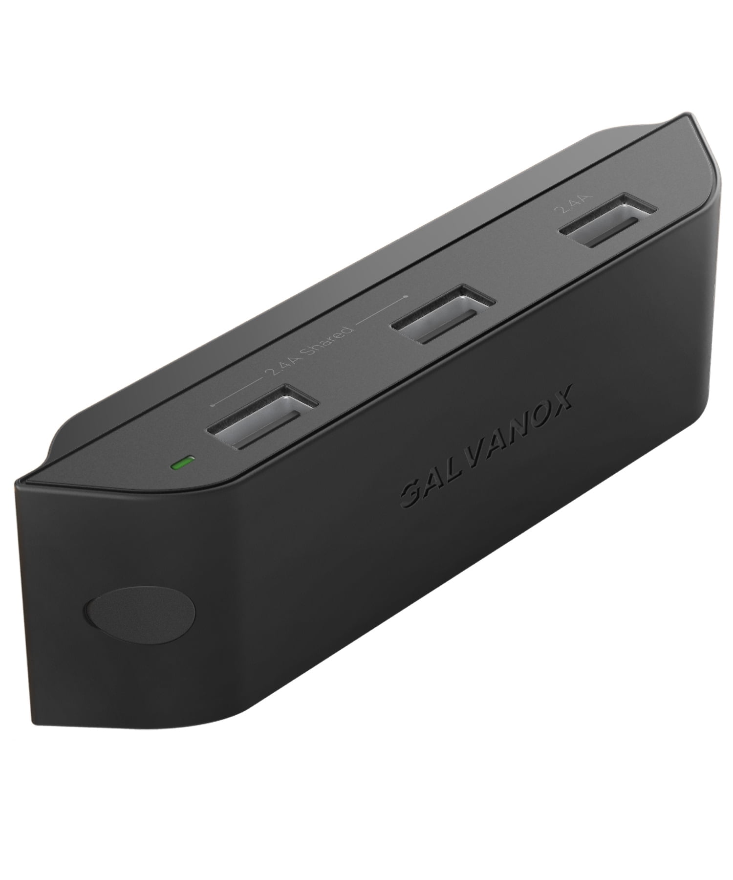 Galvanox USB Multi Port Desktop Charger (Edge Mounted) PowerRail Charging Station Compatible with all Phones and Tablets - 24W Power Hub Adapter&nbsp;(Designed for Desks, Tables and Nightstands)