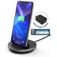 thumbnail image 1 of Galvanox iPhone Charger Stand (MFi Certified) Fast Charging Lightning Desktop Holder Dock with Built-in USB C Cable and USB-C 18W Power Adapter for Apple iPhone 8/8 Plus/X/Xs Max/XR/11/Pro Max, 1 of 11