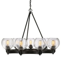 Golden Lighting Galveston 9-light Chandelier in Rubbed Bronze