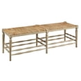thumbnail image 1 of Galway Traditional Hand Tied Rush Bench, 1 of 2