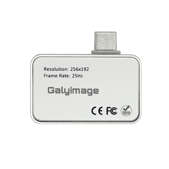 Galyimage RT100 Mobile Phone Infrared Thermal Imaging Camera, 256x192 Resolution Thermal Detector for Inspection & Temperature Testing