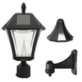 thumbnail image 1 of Gama Sonic Baytown II Solar Light in Bright White- Wall/Pier/ 3 Inch Fitter Mounts - Black Finish, 1 of 11