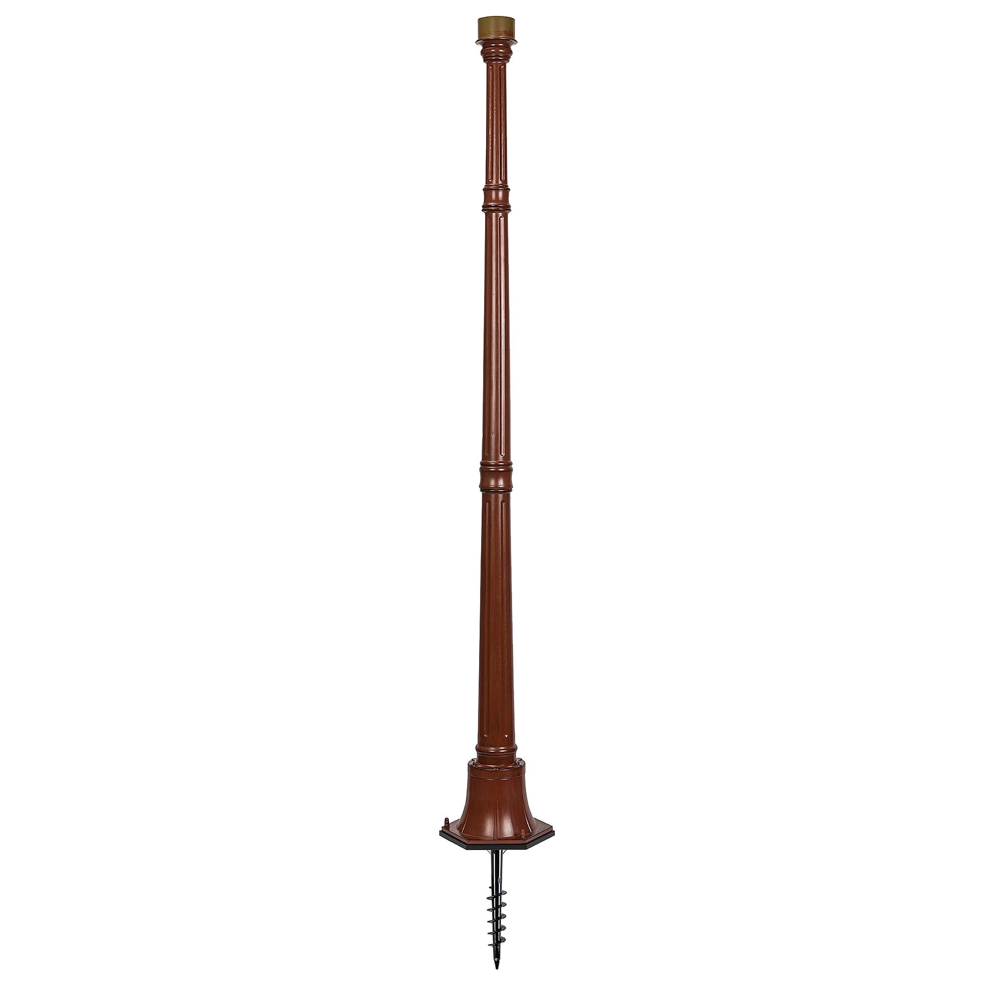 Antique Bronze 5-Foot Cast Aluminum Outdoor Lamp Post