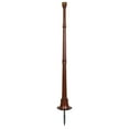 thumbnail image 1 of Gama Sonic Outdoor 5-Foot Lamp Post, Durable Aluminum, Concrete or In-Ground Installation, 3-inch Fitting for Pole Lights, Bronze DPEZ5F5, 1 of 3