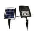 thumbnail image 1 of Gama Sonic Black Aluminum Solar LED Flood Light for Landscape w/ Detachable Panel 1-Pack - Warm White, 1 of 7