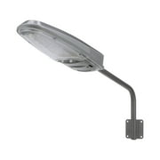 Gama Sonic Solar Yard Light for Outdoor Area, Up to 300 Lumen, Dusk-to-Dawn or Motion-Sensor, Direct Wall Mount or Extension Mounting Arm, Patio, Garage, Security, Gray (17iS90810)