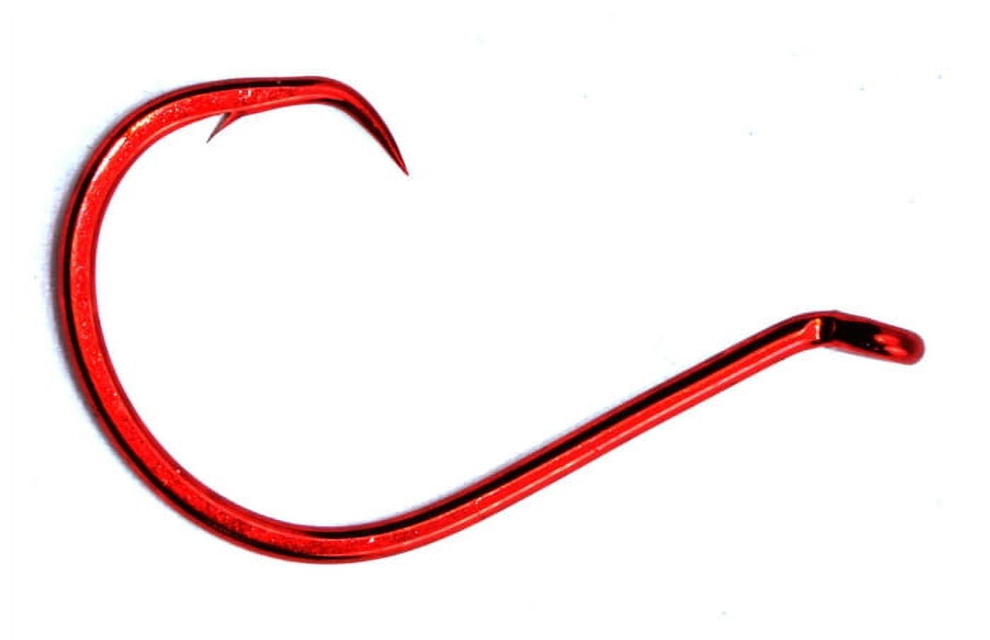 Gamakatsu 5 pcs Oct In line Circle Red Fishing Hooks
