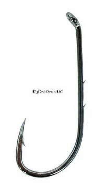 Gamakatsu Baitholder Hook 1/0, Needle Point, Offset, NS Black, 25pk