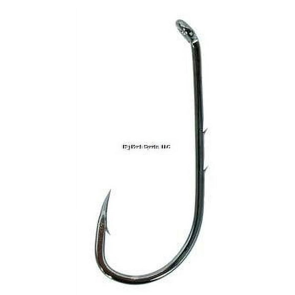 Gamakatsu Baitholder Hook 1/0, Needle Point, Offset, NS Black, 25pk