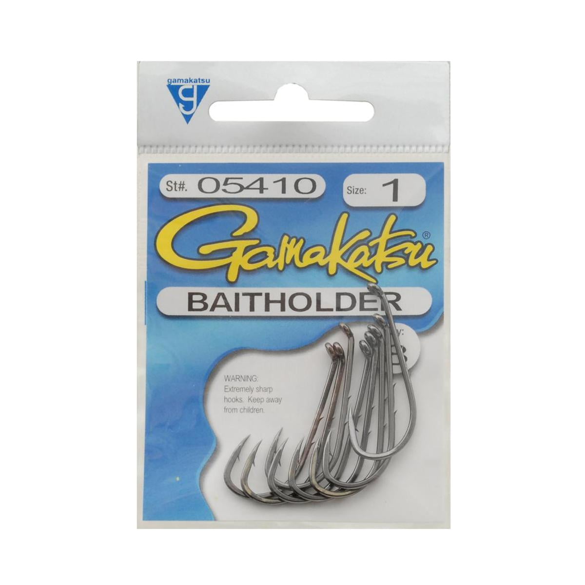 Gamakatsu Baitholder Hooks, Size 5/0, 5 Pack 