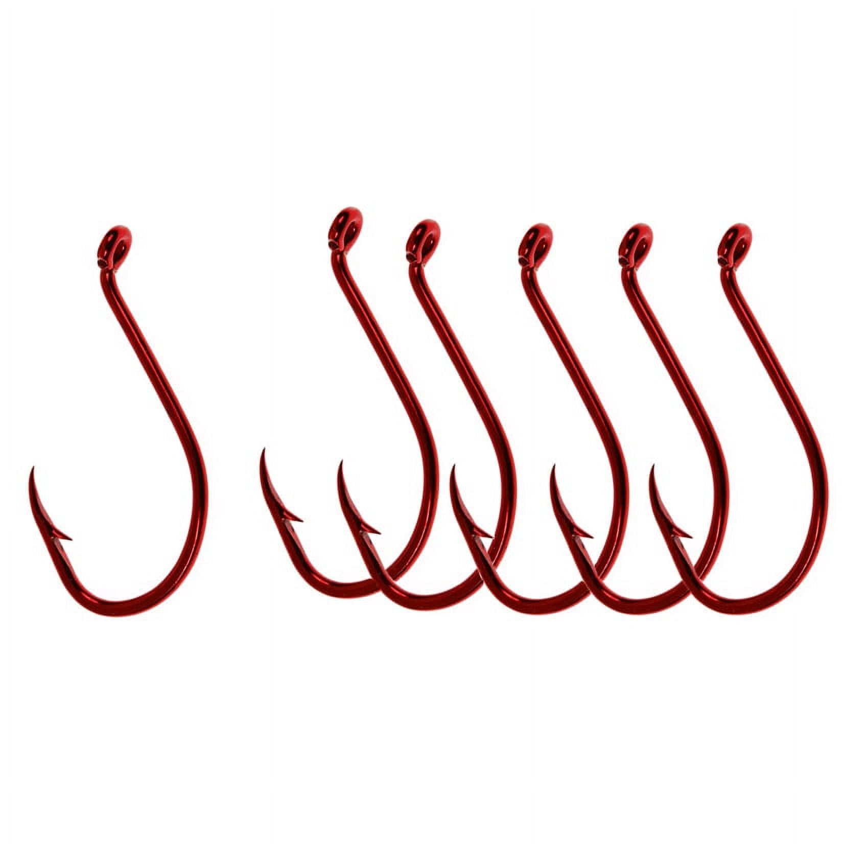 Gamakatsu Big River Bait Hooks (6 Ct) - 3/0 - Red - Walmart.com