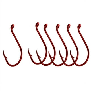  Big River Bait Hook, Size 10/0, Needle Point, Wide Gap,  Offset, All Purpose, Up Eye, NS Black, 3 per Pack : Sports & Outdoors