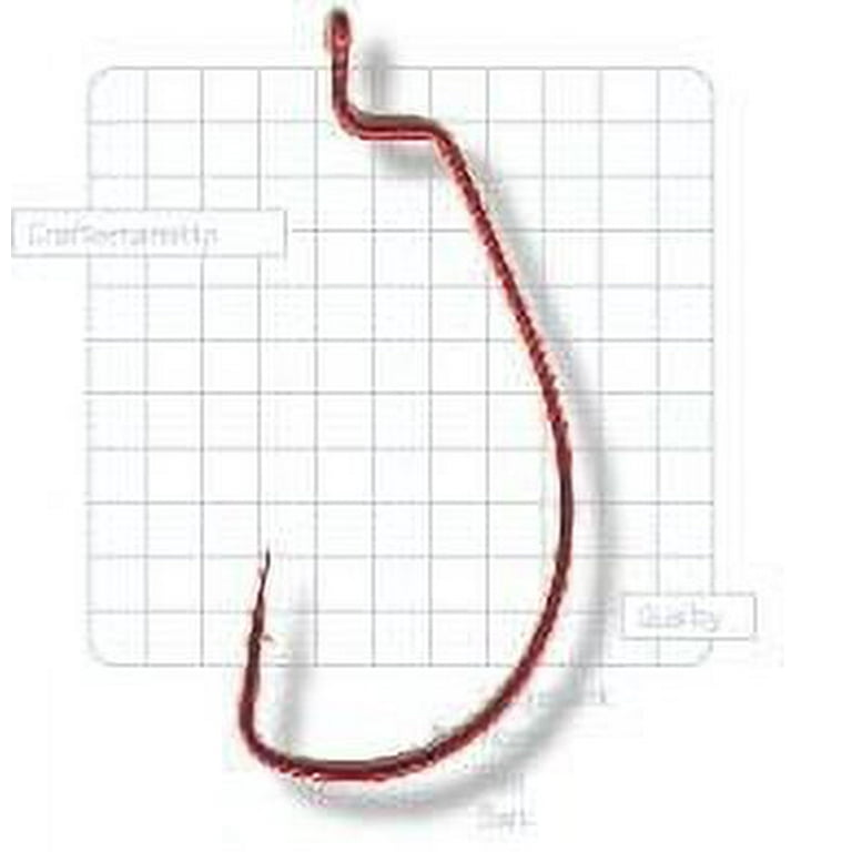 Gamakatsu EWG Single Worm Hooks, Size 2, 25 Pack 