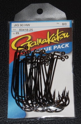 Gamakatsu Jig Hooks 90 Degree Heavy Wire - Size 8/0