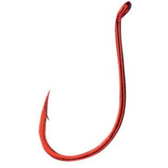 GAMAKATSU OCTOPUS HOOK 7PK - FLUORESCENT RED SIZE 6