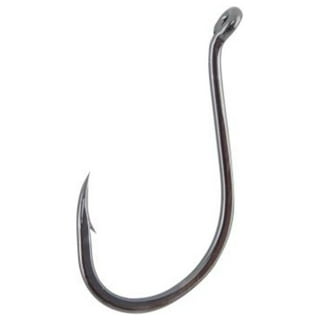 Gamakatsu Octopus Hook, Size 1, Black, 6 Pack