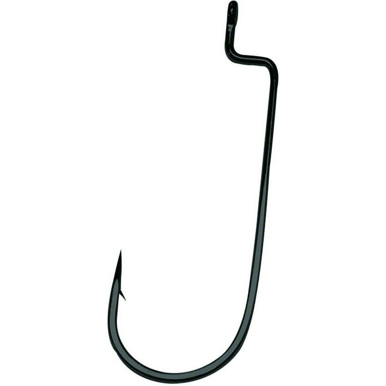 Gamakatsu Offset Shank Single Worm Hooks, Size 2, 6 Pack 